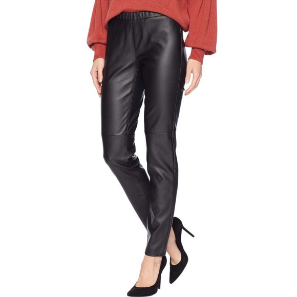 MICHAEL Michael Kors Pants - Michael Kors Faux Leather Pants Black Size 10